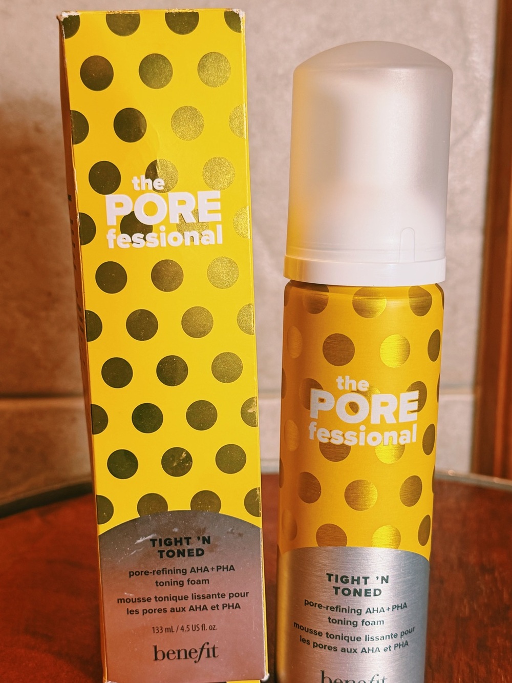 Benefit The Porefessional Tight 'N Toned Pore-Refining Aha+Pha Toning Foam 4.5 O